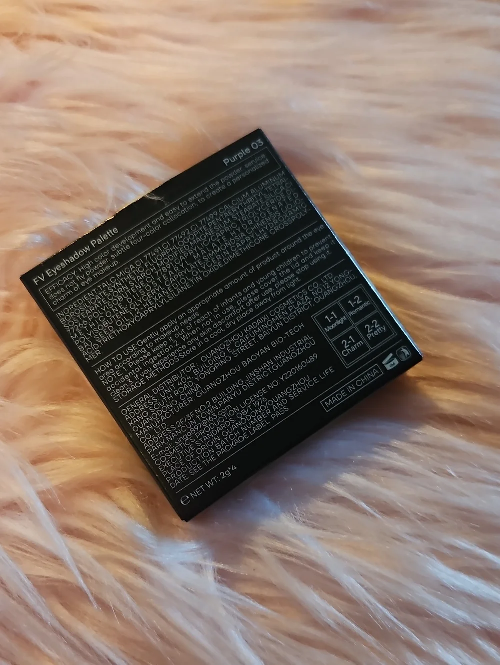 FV  Purple 03 Eyeshadow Quad